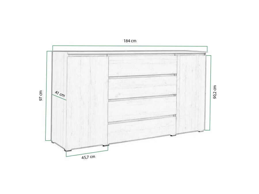 Kumode Cirdora 105 (Sonomas ozols)