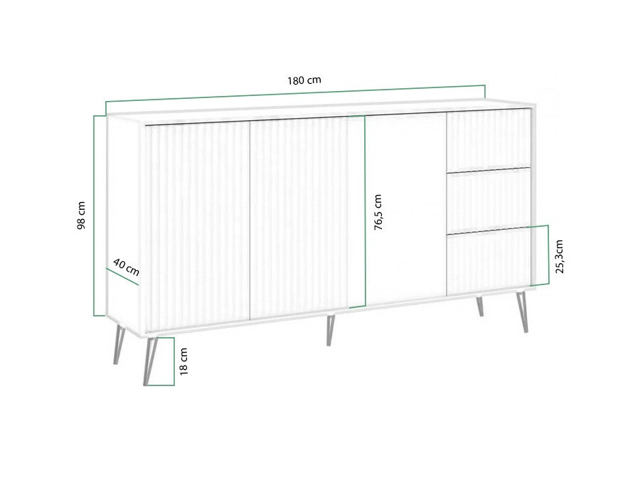 Kumode Cirferi 102 (Balts + Zelta)