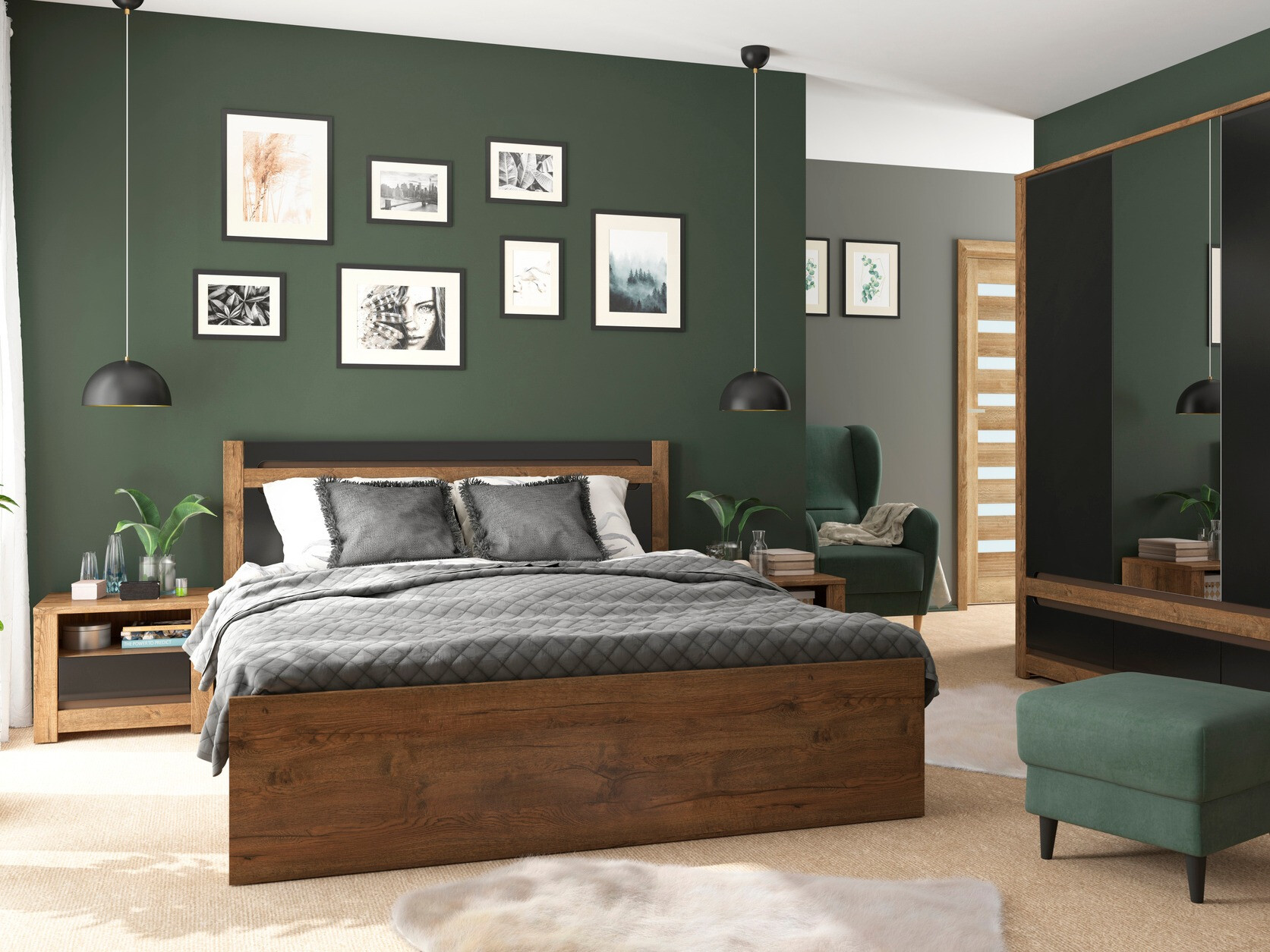 Naktsgaldiņš Ophevaru 115 (Spīdīgs krēms + April ozols)