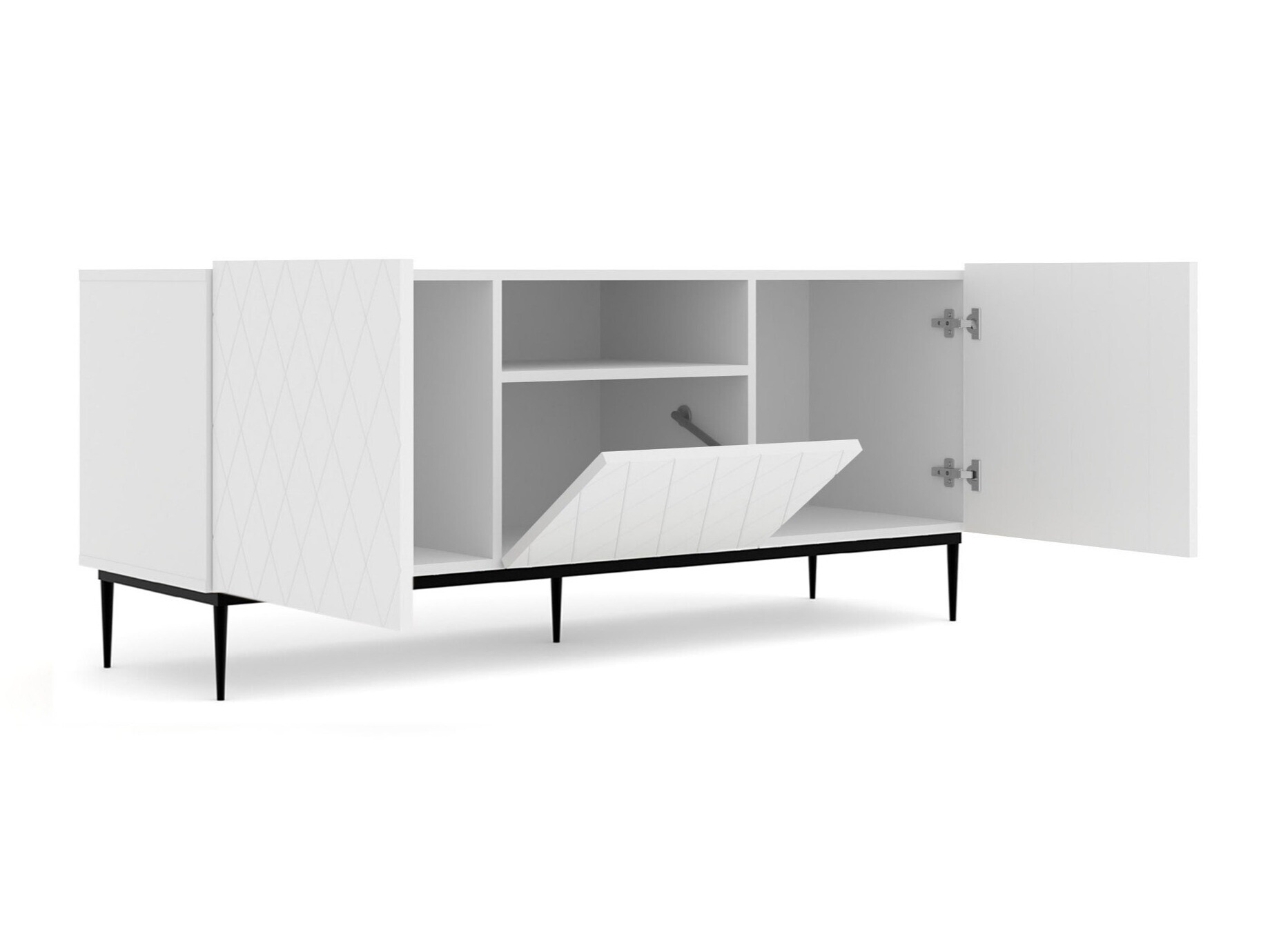 TV galds Melmoro 100 (Balts)