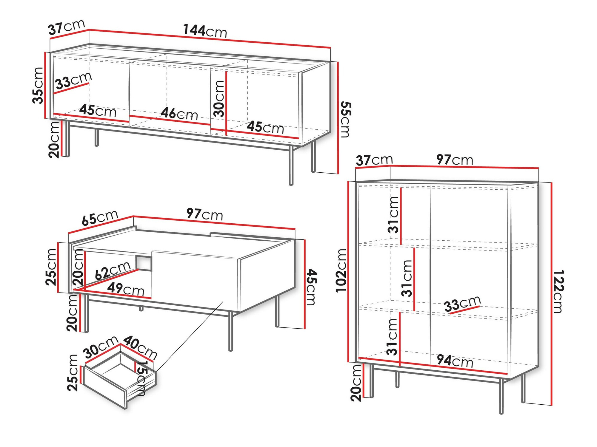 Набор для гостиной Dormela 104