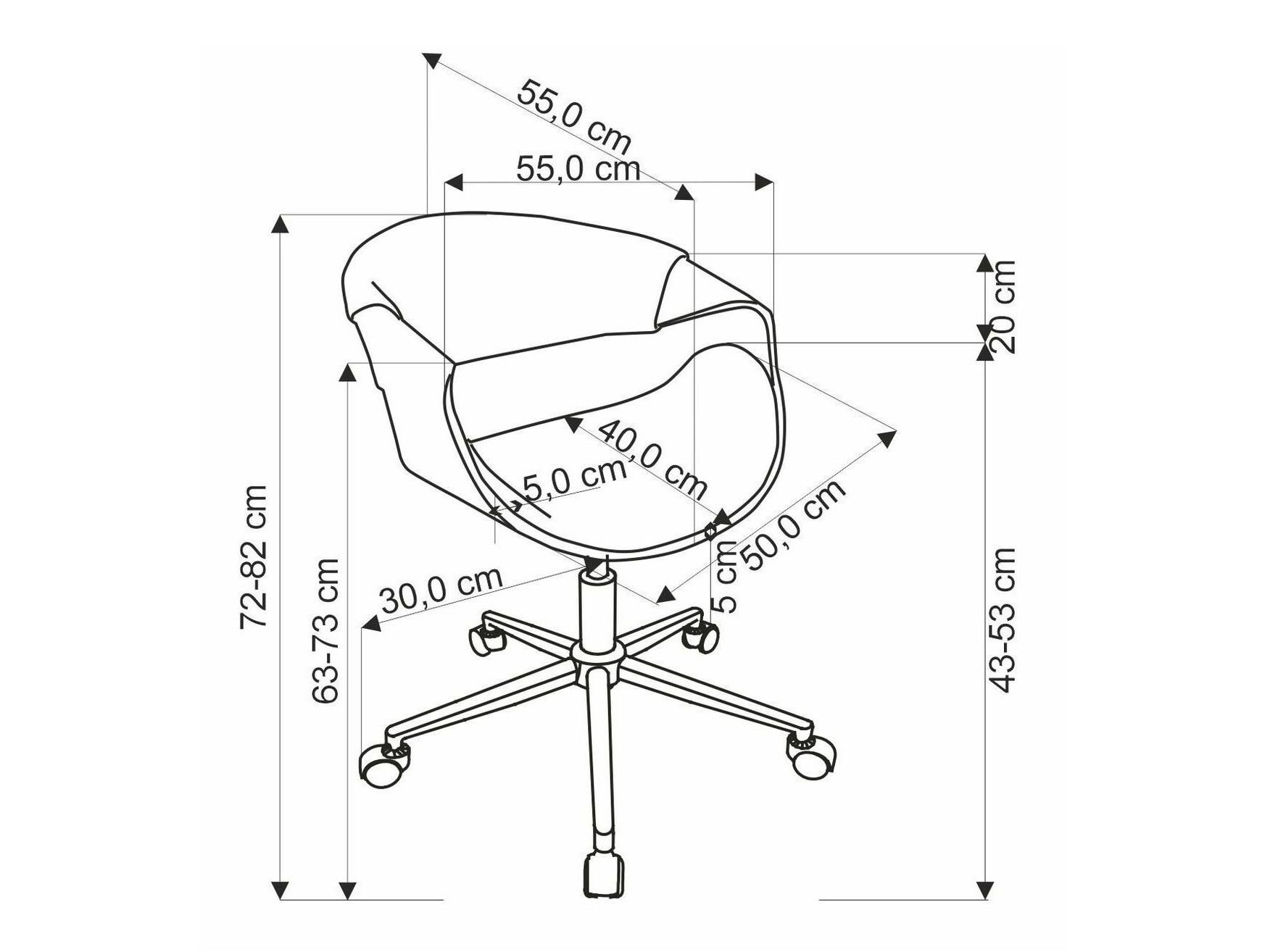 Офисный стул Houston 1603