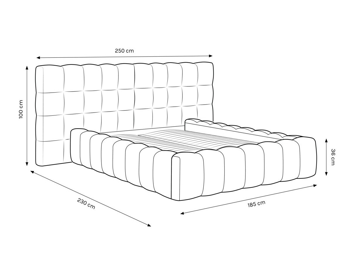 Кровать Lormelo 108 (Bluvel 86)