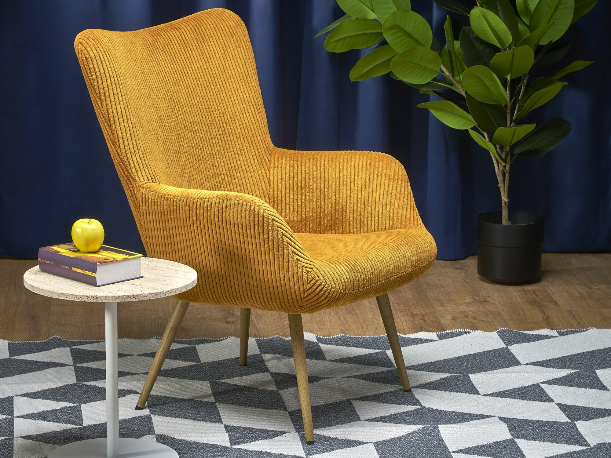 Krēsls Houston 1610 (Dzeltens)