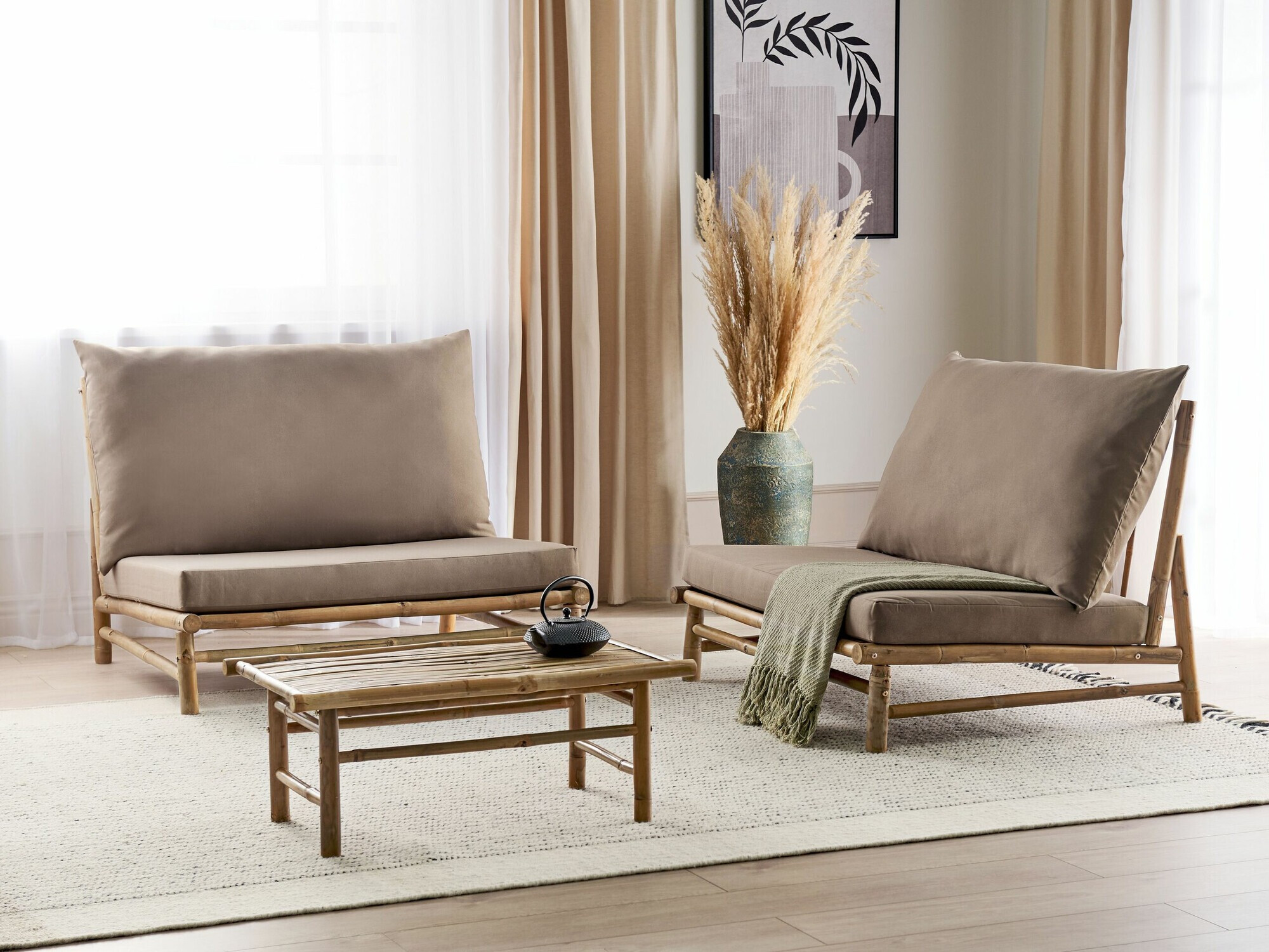 Садовый комплект Berwyn 1835 (Светлое дерево + Taupe)