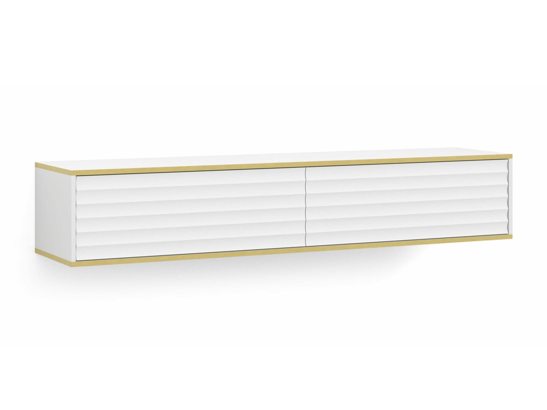 TV galds Buffalo 101 (Balts + Zelta)