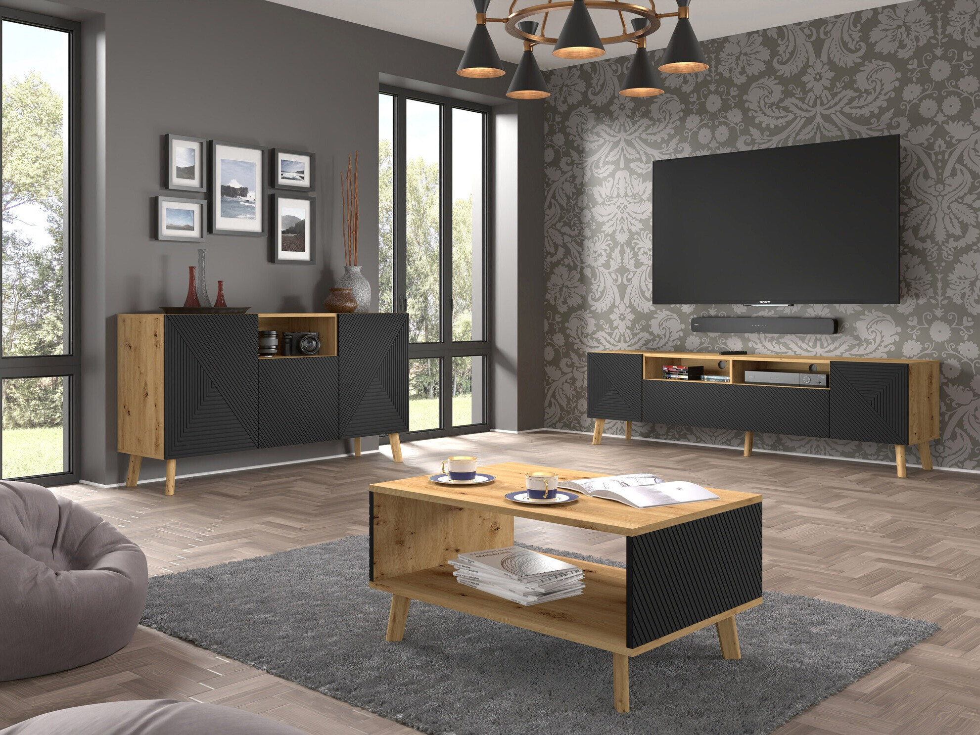 Žurnālu galdiņš Marveru 104