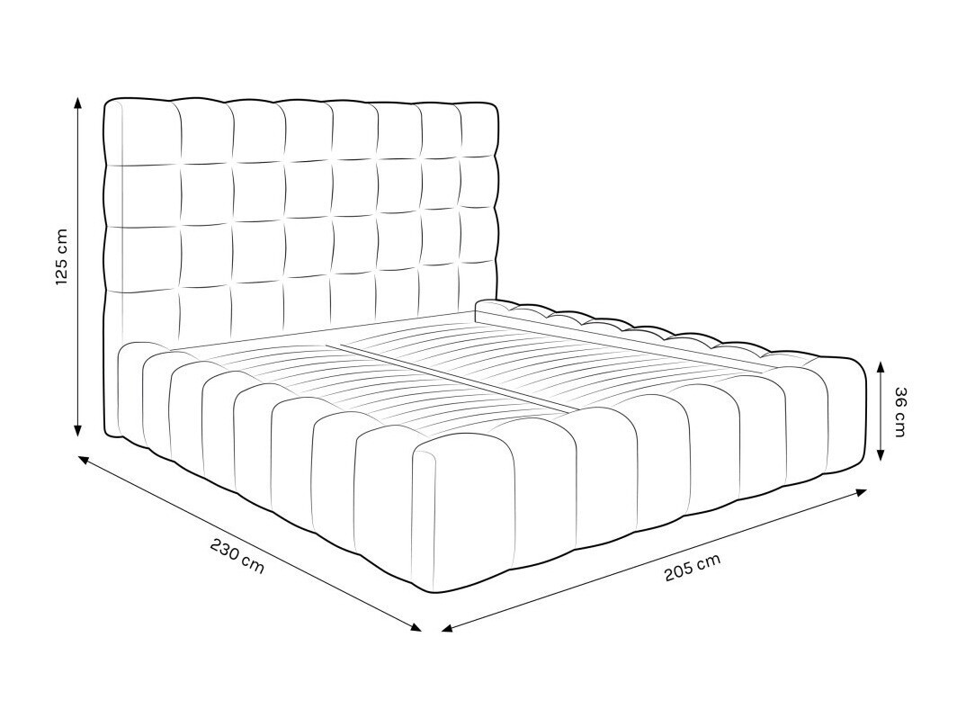 Кровать Lormelo 109 (Bluvel 22)