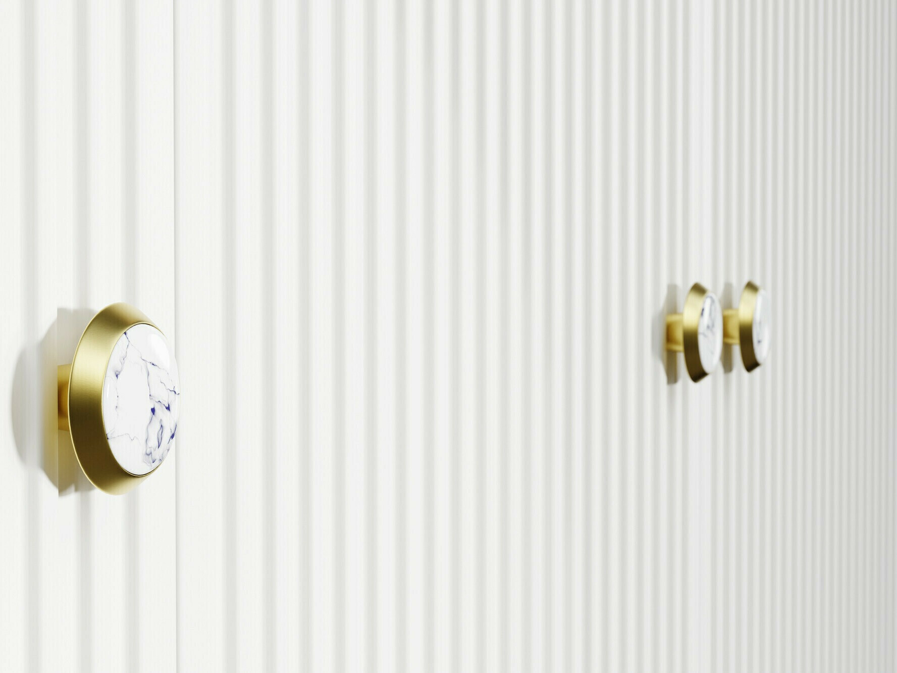 Набор для гостиной Romciro 103 (Белый + Золотой)