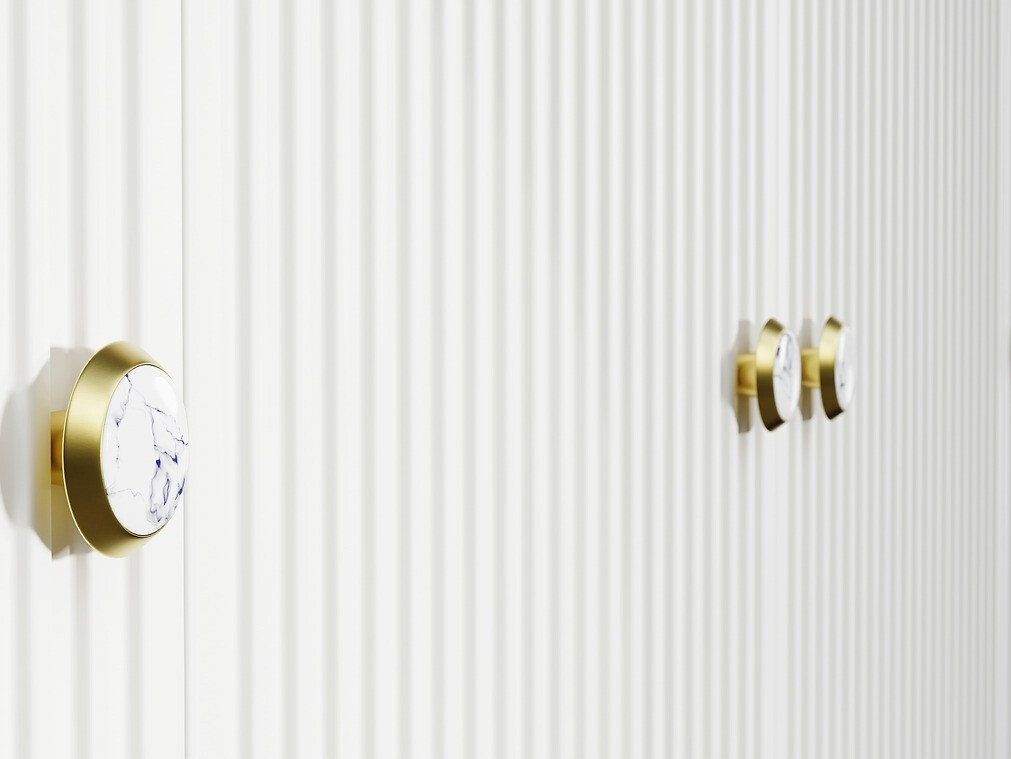 Шкафчик Romciro 101 (Кашемир + Золотой)