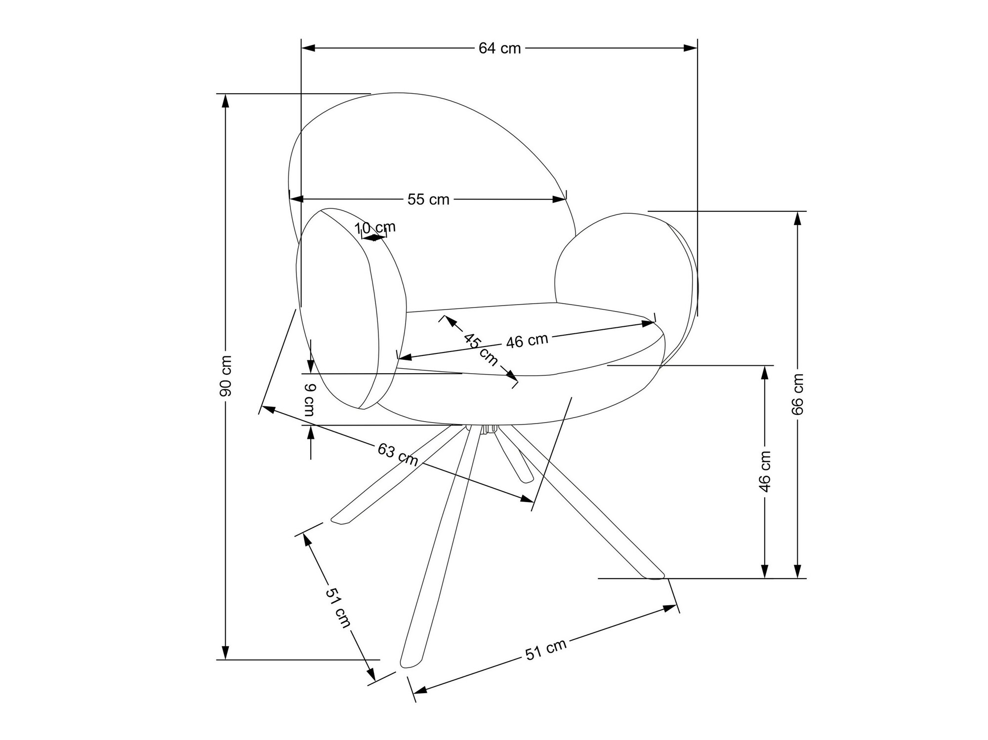 Стул Houston 1527 (Капучино + Чёрный)