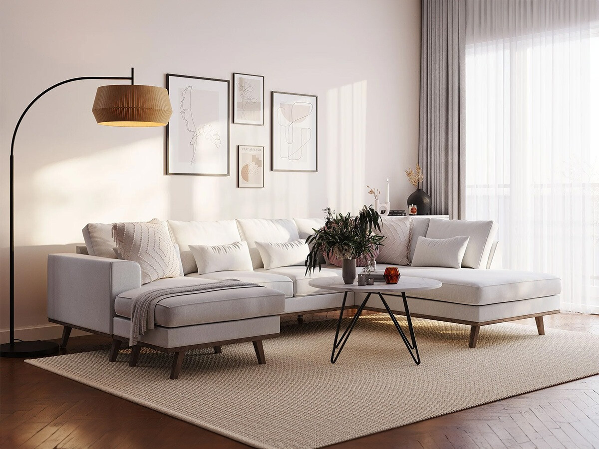 Stūra dīvāns Floromo 126