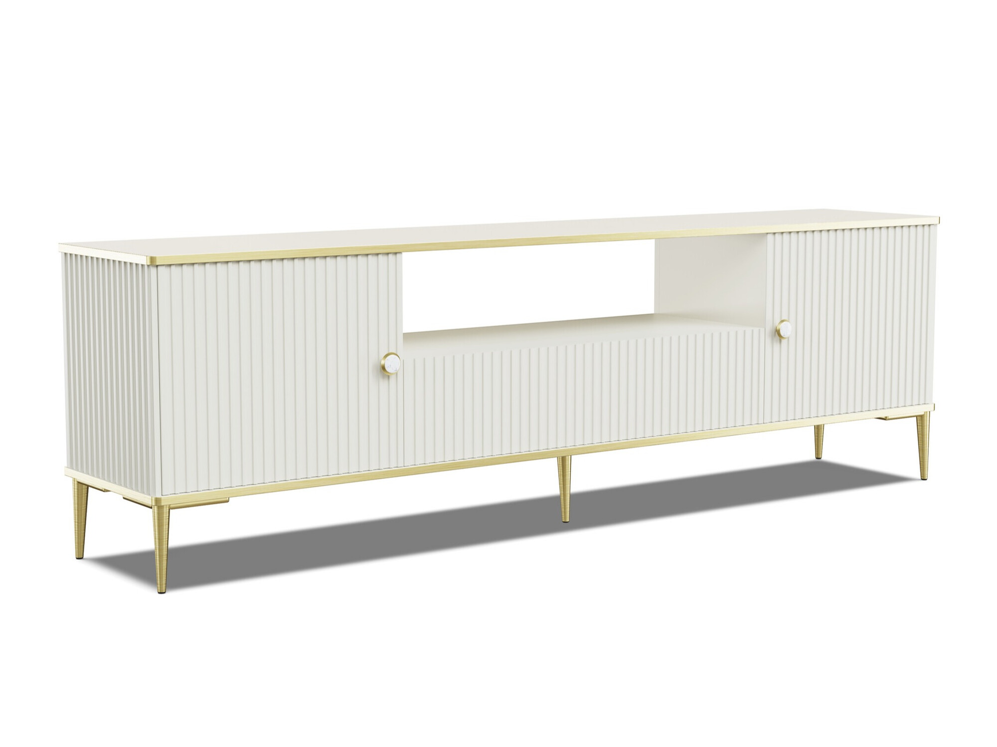 ТВ тумба Romciro 100 (Кашемир + Золотой)