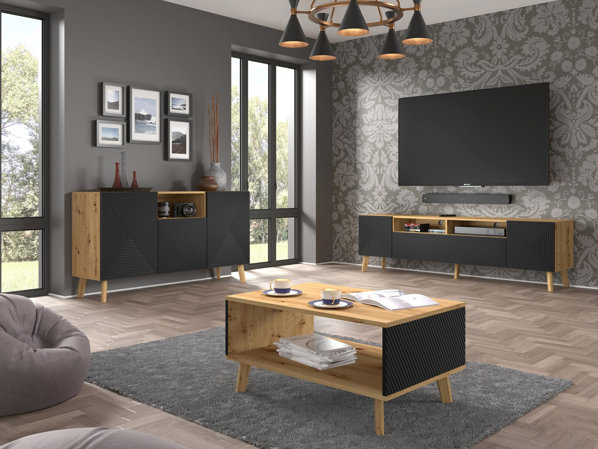 Viesistabas komplekts Marveru 105