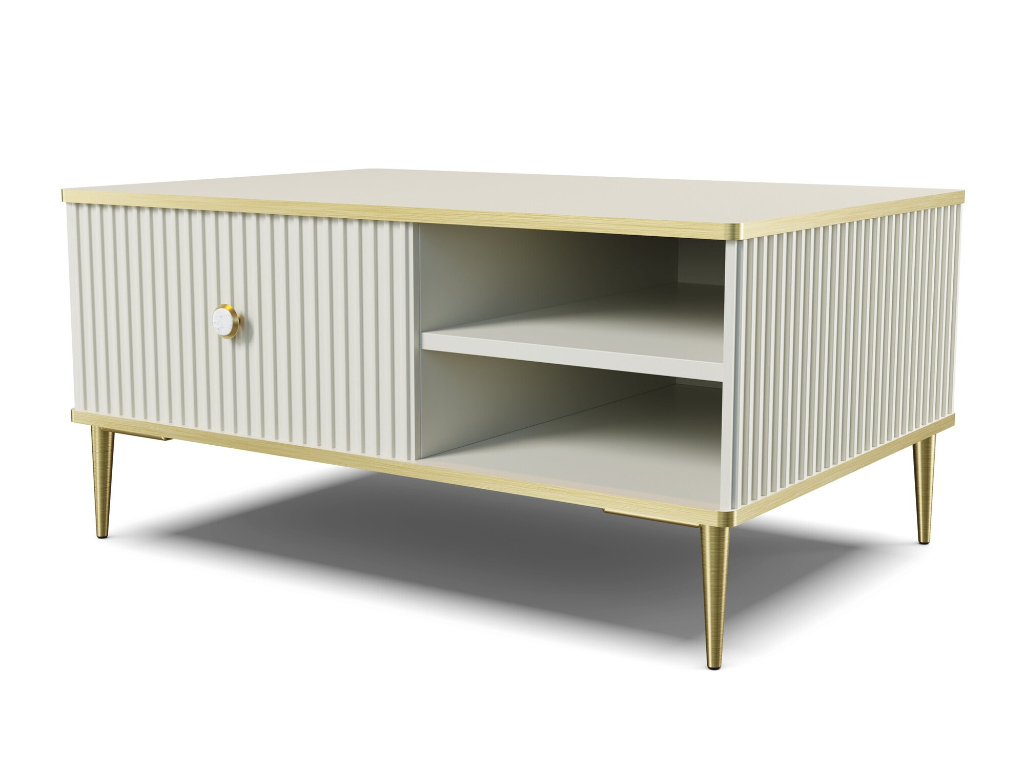 Журнальный столик Romciro 102 (Кашемир + Золотой)