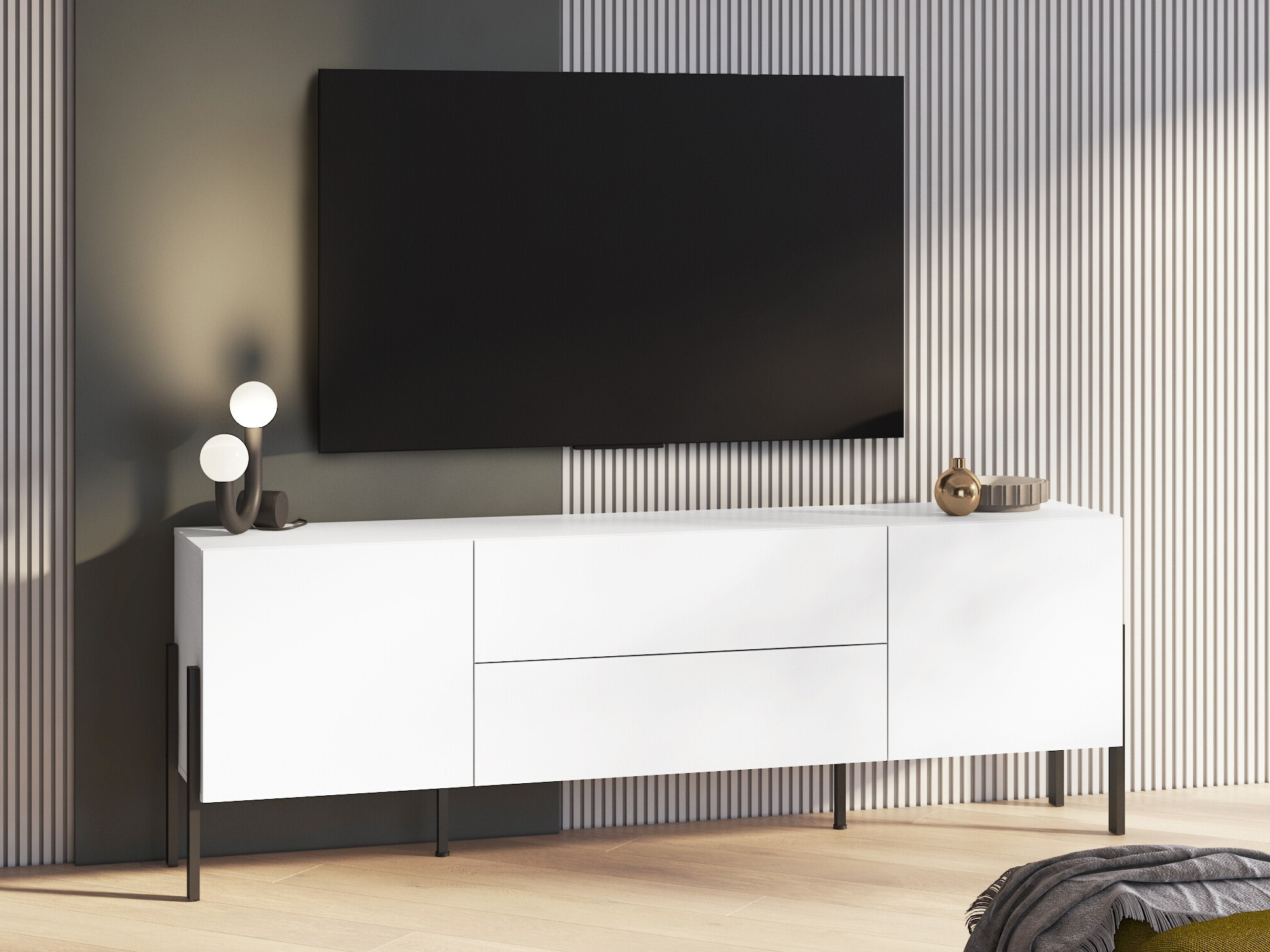 TV galds Etsore 102 (Balts)
