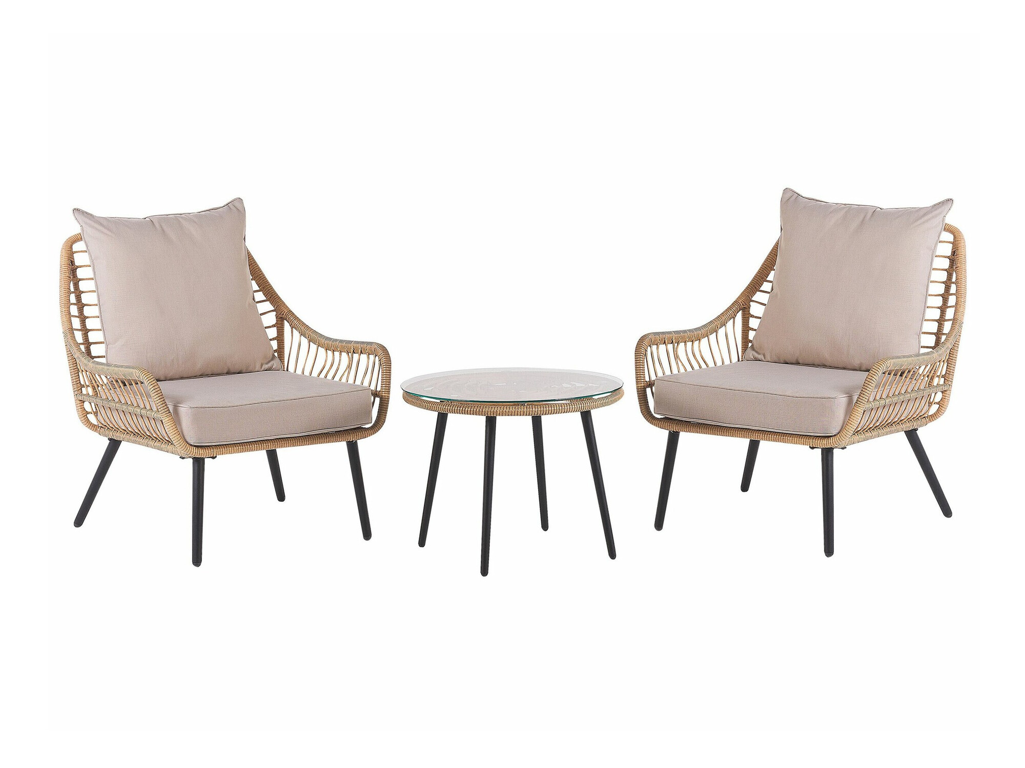 Dārza mēbeļu komplekts Berwyn 1839 (Bēšs)