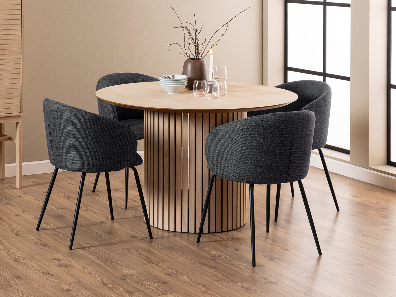 Krēsls Norsica 862 (Pelēks + Melns)