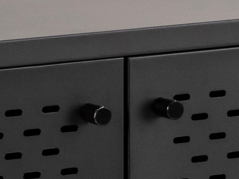 Skapis Norsica Teruva 114 (Melns)