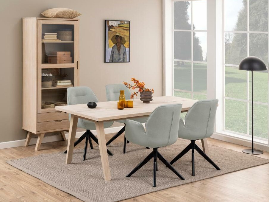 Krēsls Norsica 392 (Gaiši pelēks + Melns)