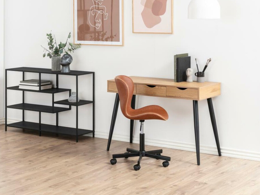 Письменный cтол Norsica 113 (Дикий дуб + Чёрный)