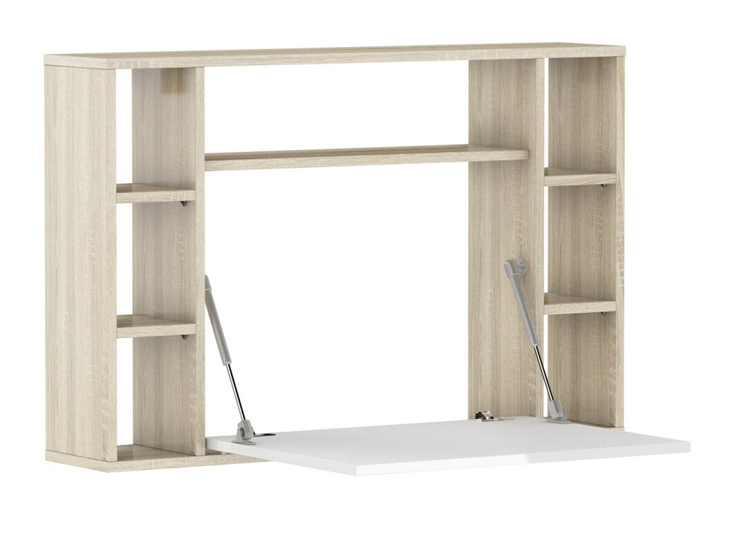 Rakstāmgalds Buffalo 129 (Sonomas ozols + Glancēts balts)