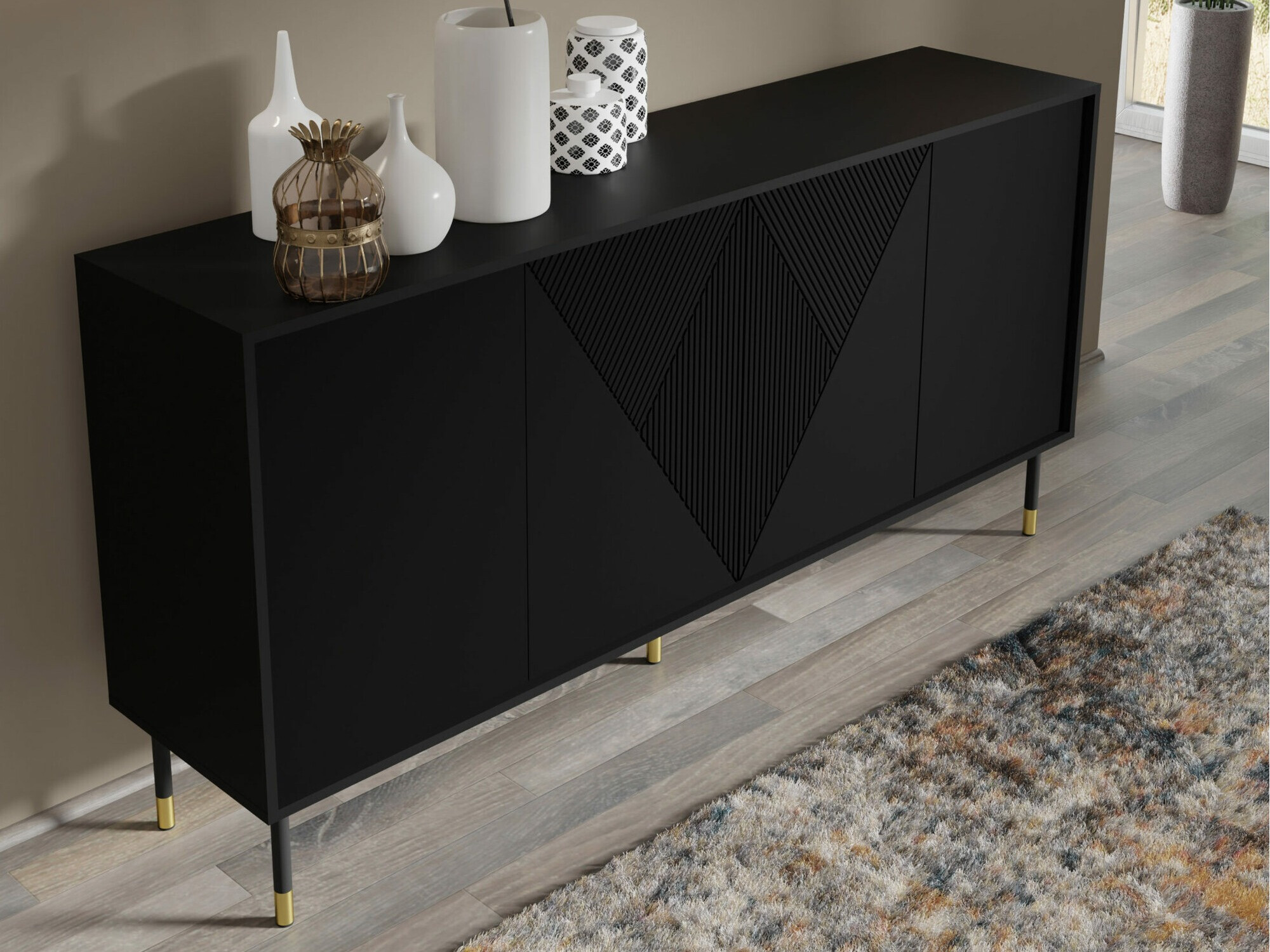 Шкафчик Teopha 101 (Чёрный)