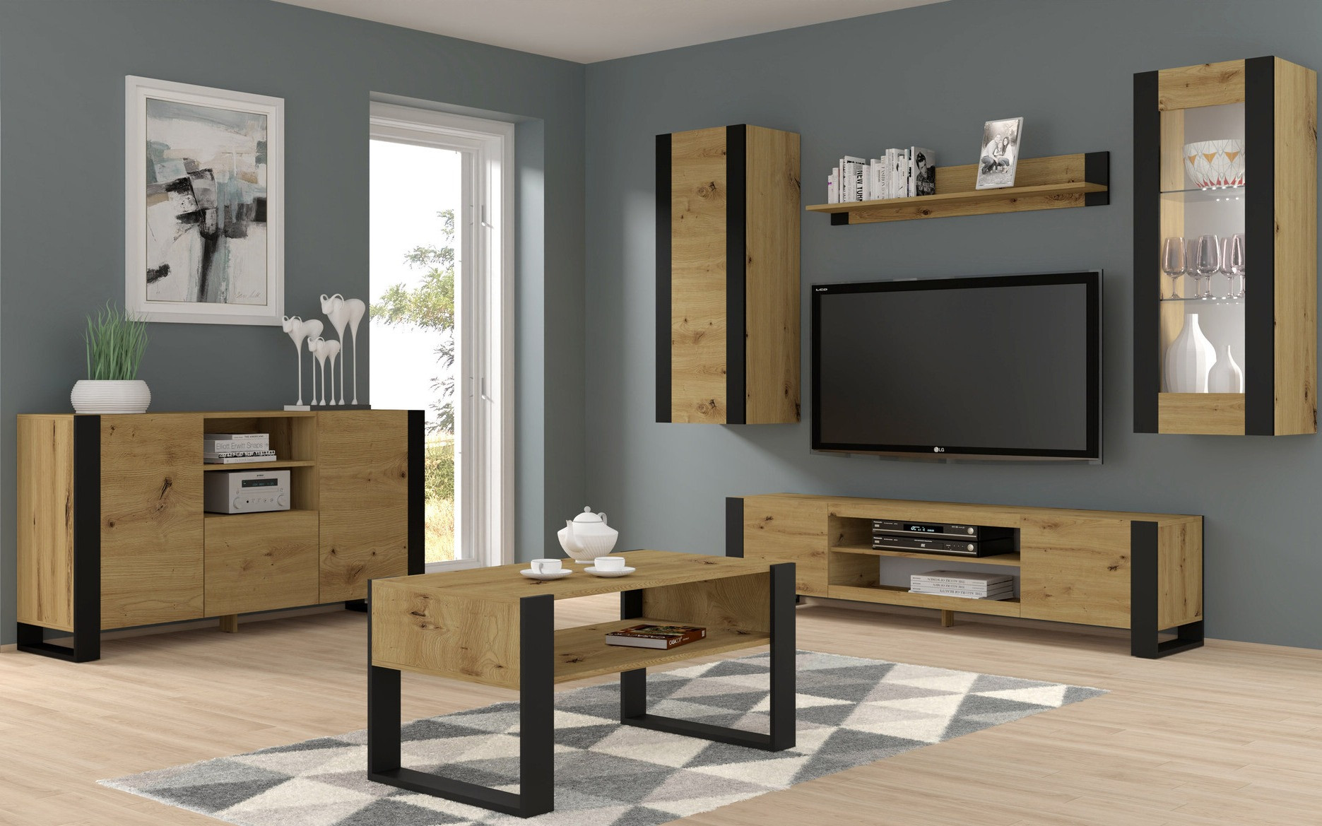 Журнальный столик Tivtora 102 (Artisan дуб)