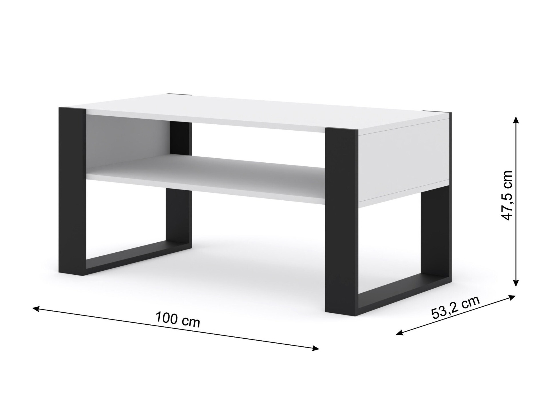 Журнальный столик Tivtora 102 (Матовый белый)