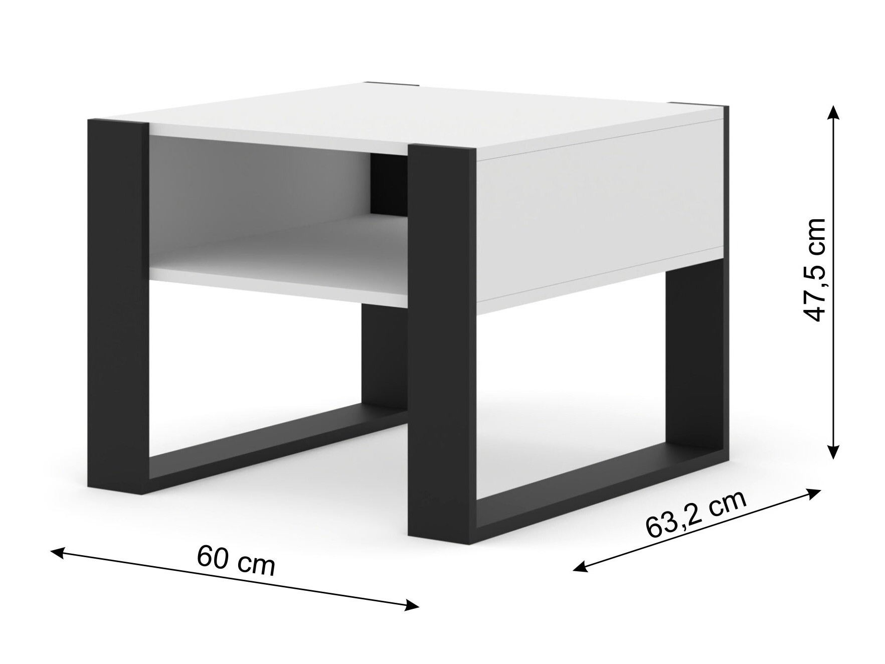 Журнальный столик Tivtora 103 (Матовый белый)