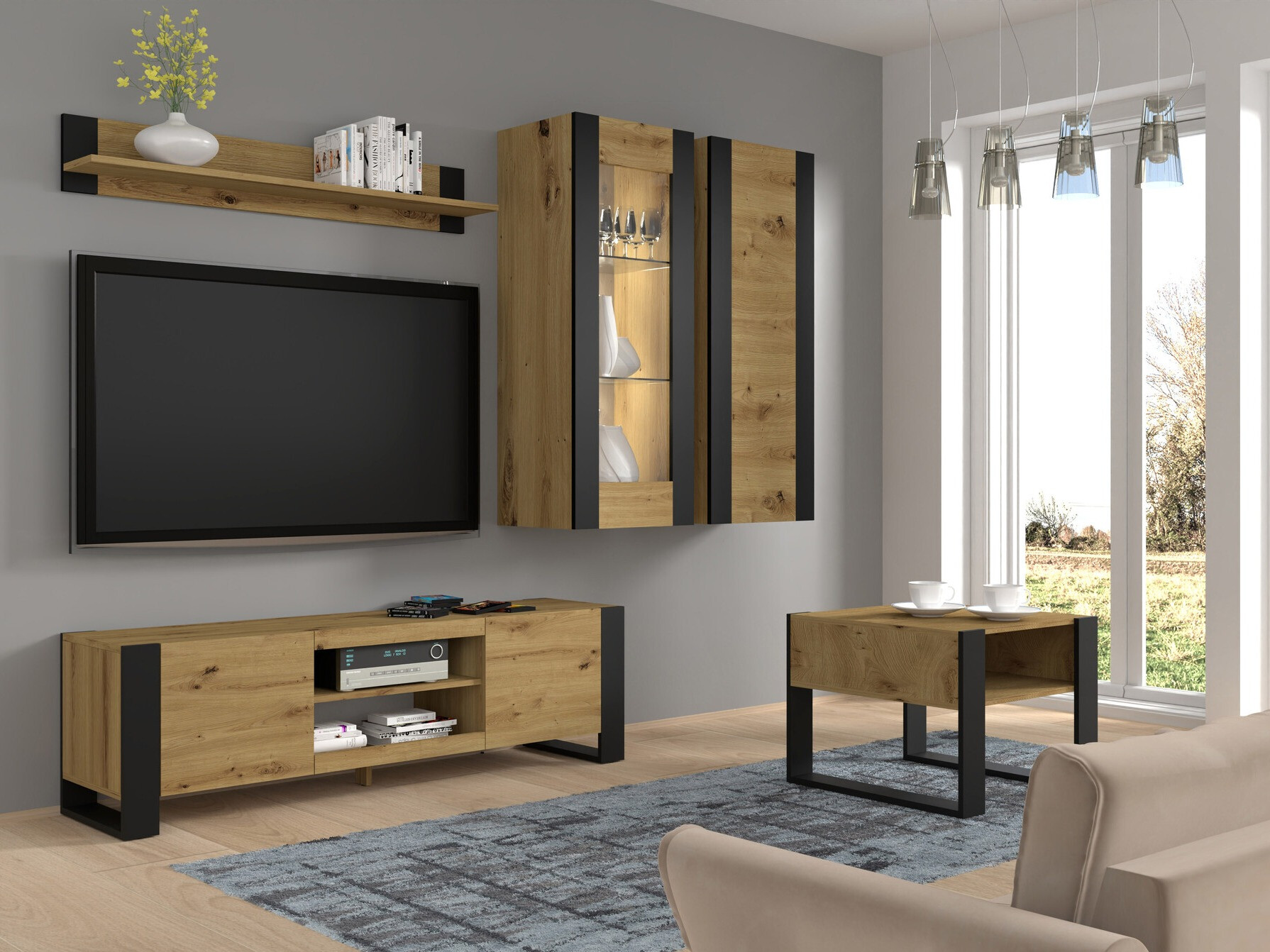 Žurnālu galdiņš Tivtora 103 (Artisan ozols)