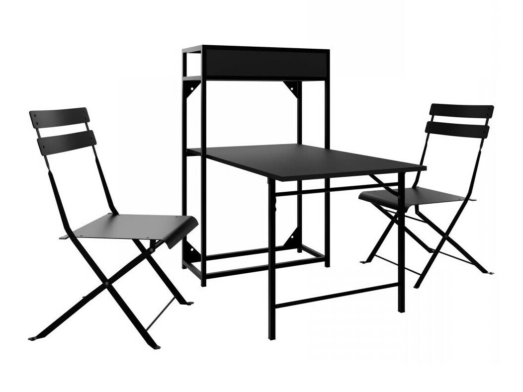 Balkona komplekts Richardson 124 (Melns)