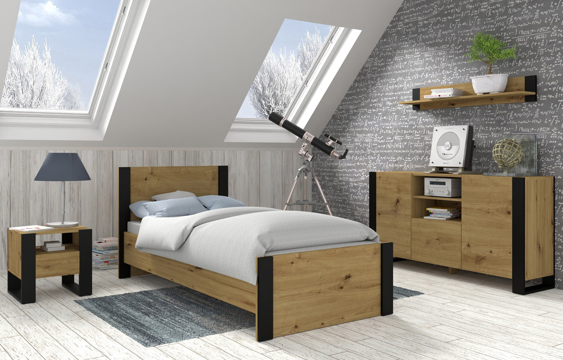 Naktsgaldiņš Tivtora 105 (Artisan ozols)