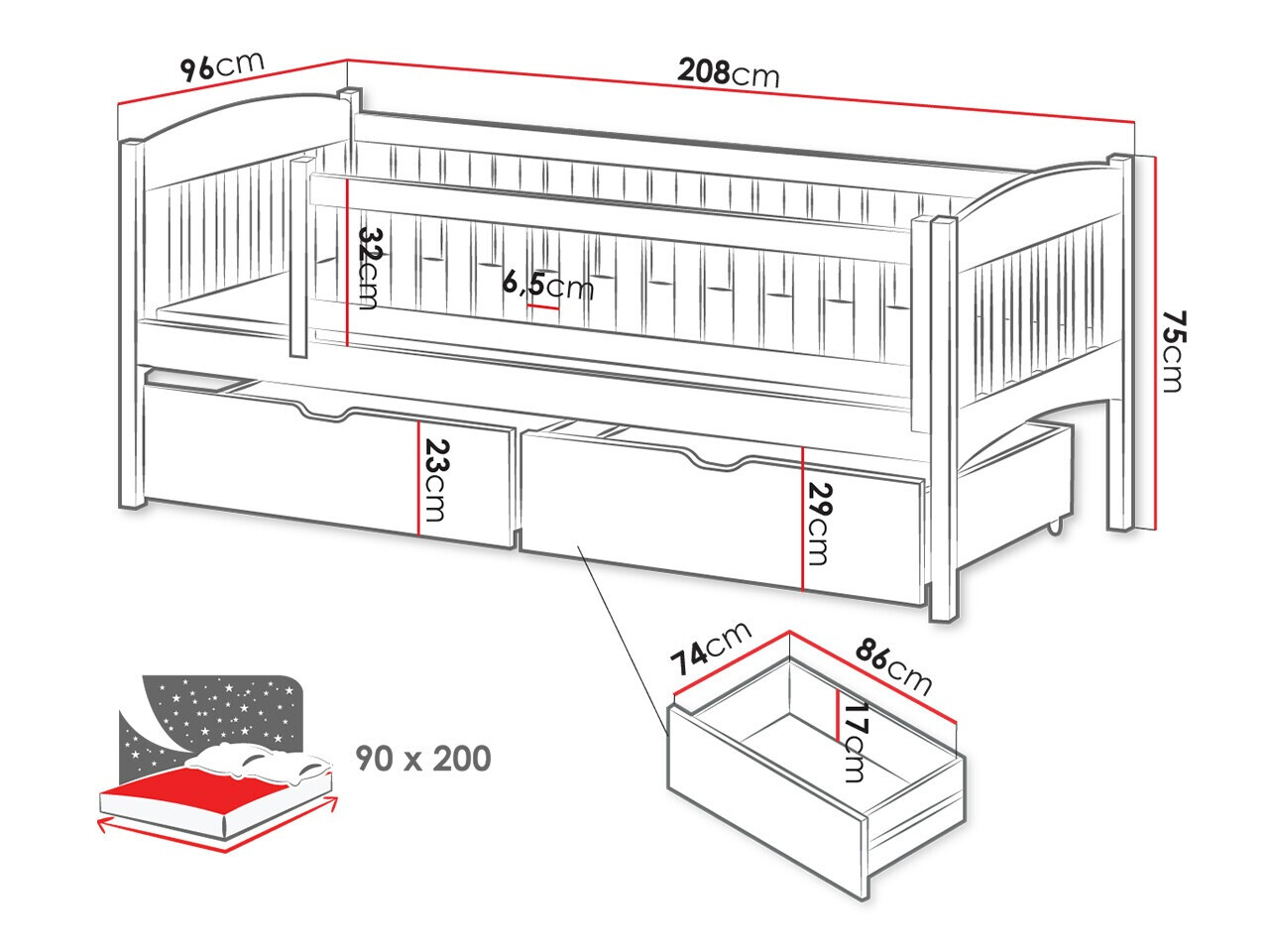 Gulta Vista 112 (Pelēks)