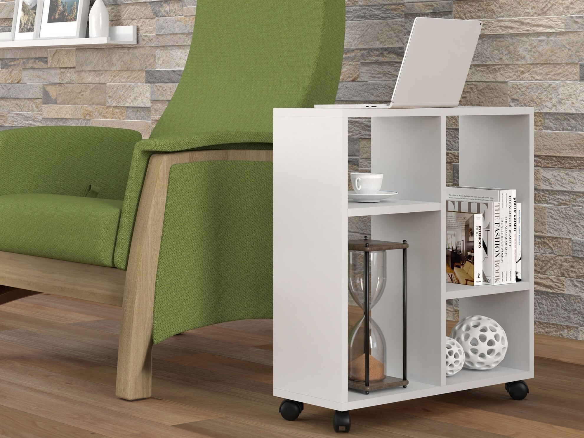 Kafijas galdiņš Buffalo 142 (Matēts balts)