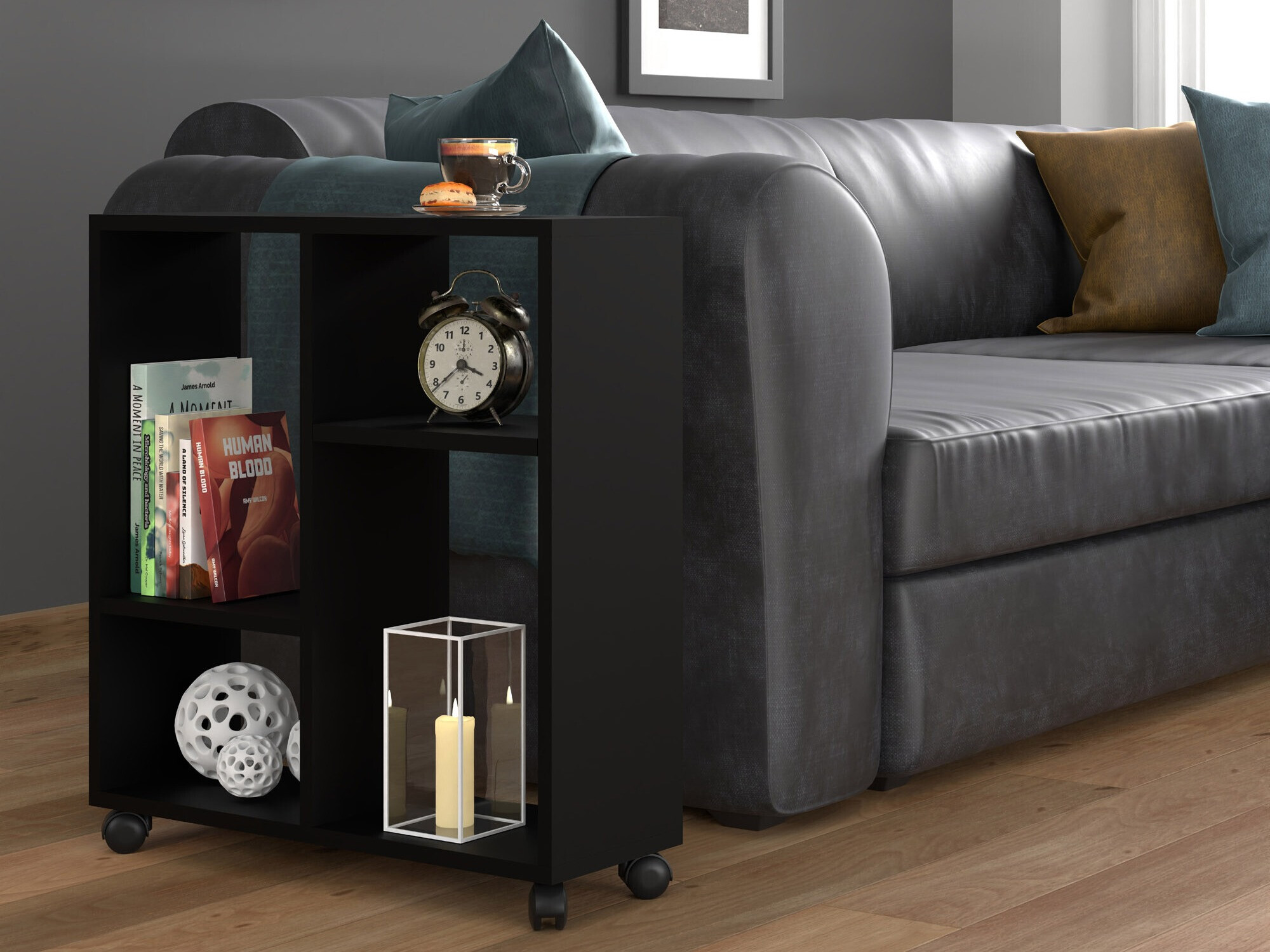 Kafijas galdiņš Buffalo 142 (Matēts melns)