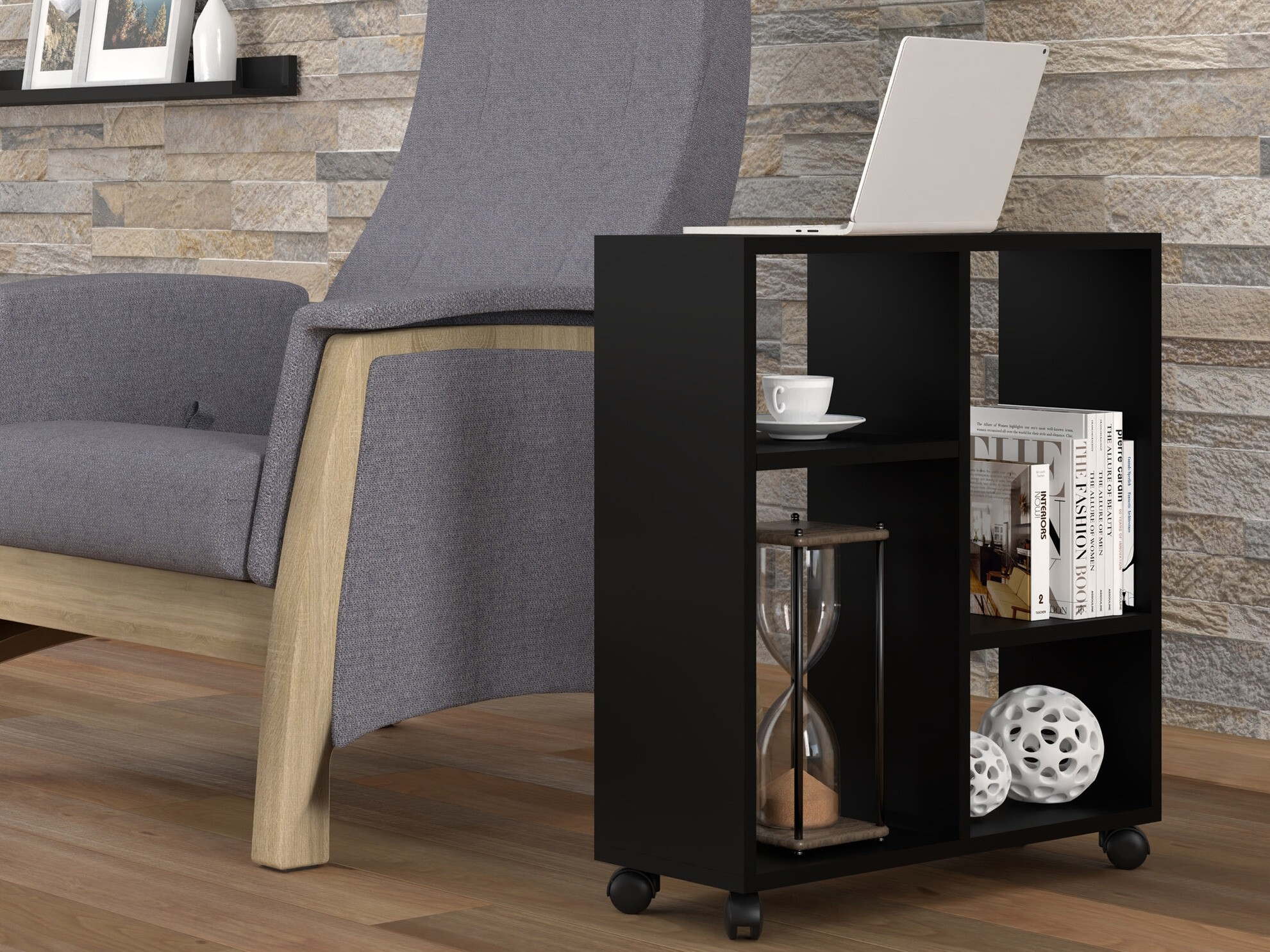 Kafijas galdiņš Buffalo 142 (Matēts melns)