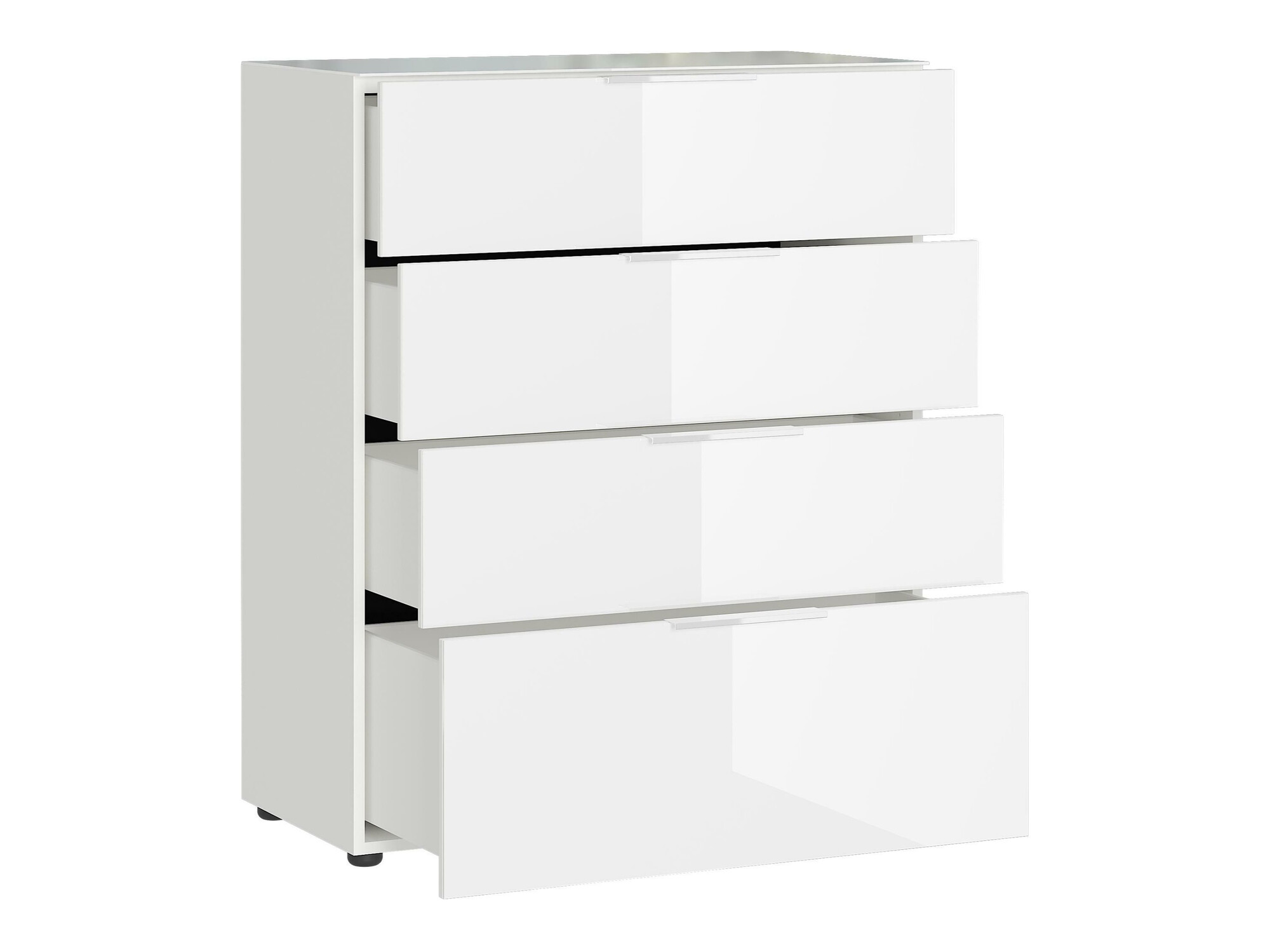Kомод Sacramento 299 (Белый + Глянцевый белый)