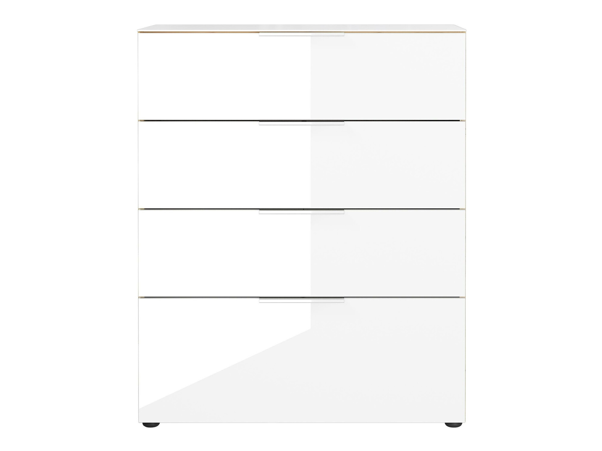 Kumode Sacramento 299 (Glancēts balts + Navarra ozols)