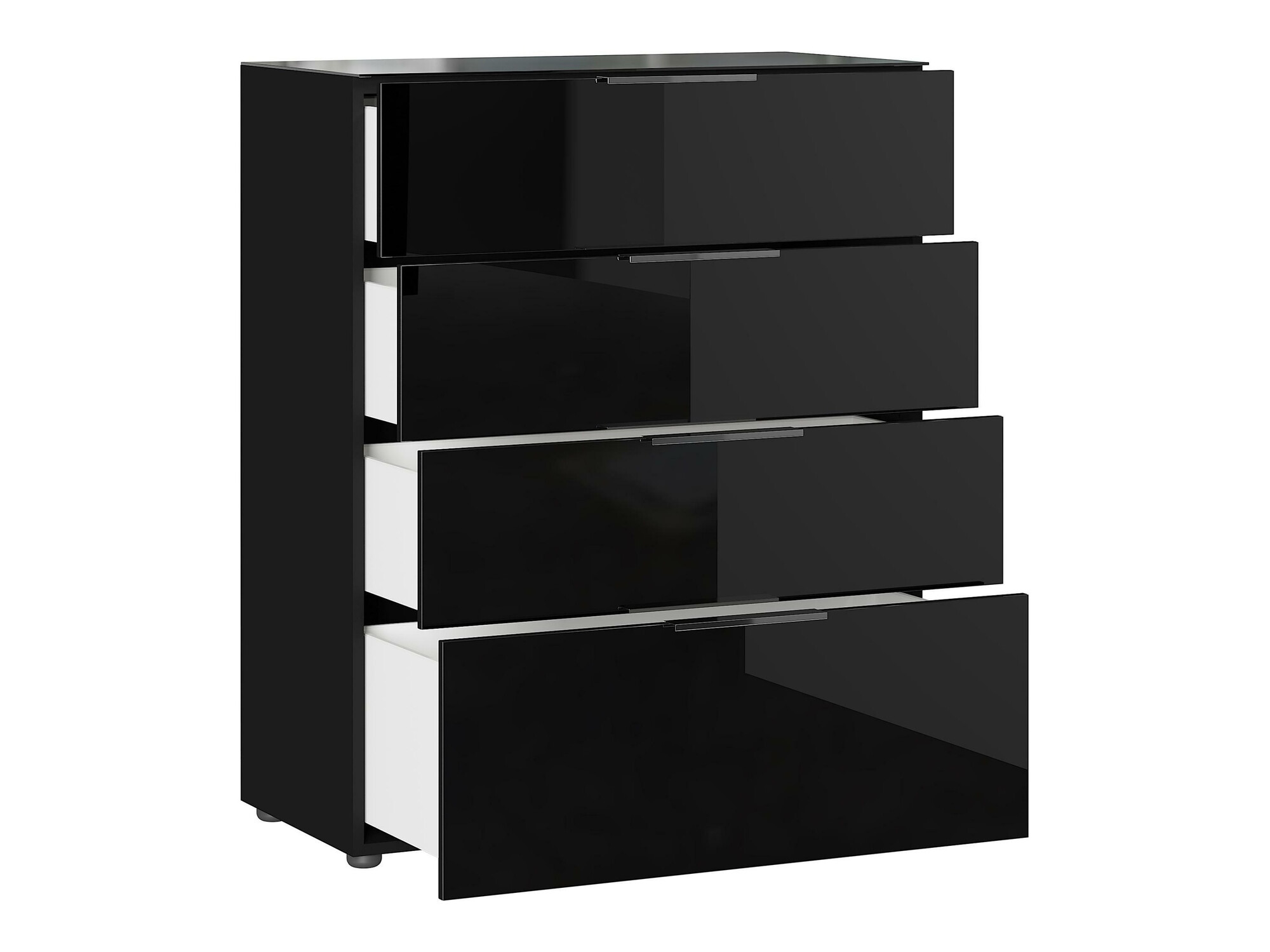 Kumode Sacramento 299 (Melns + Glancēts melns)