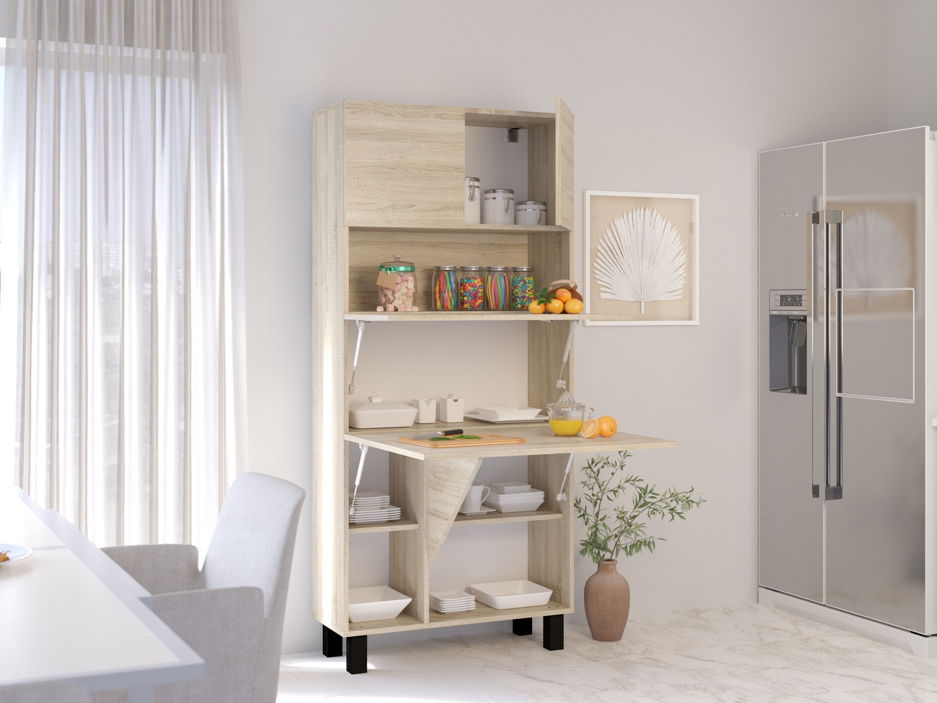 Plaukts Buffalo 145 (Sonomas ozols)