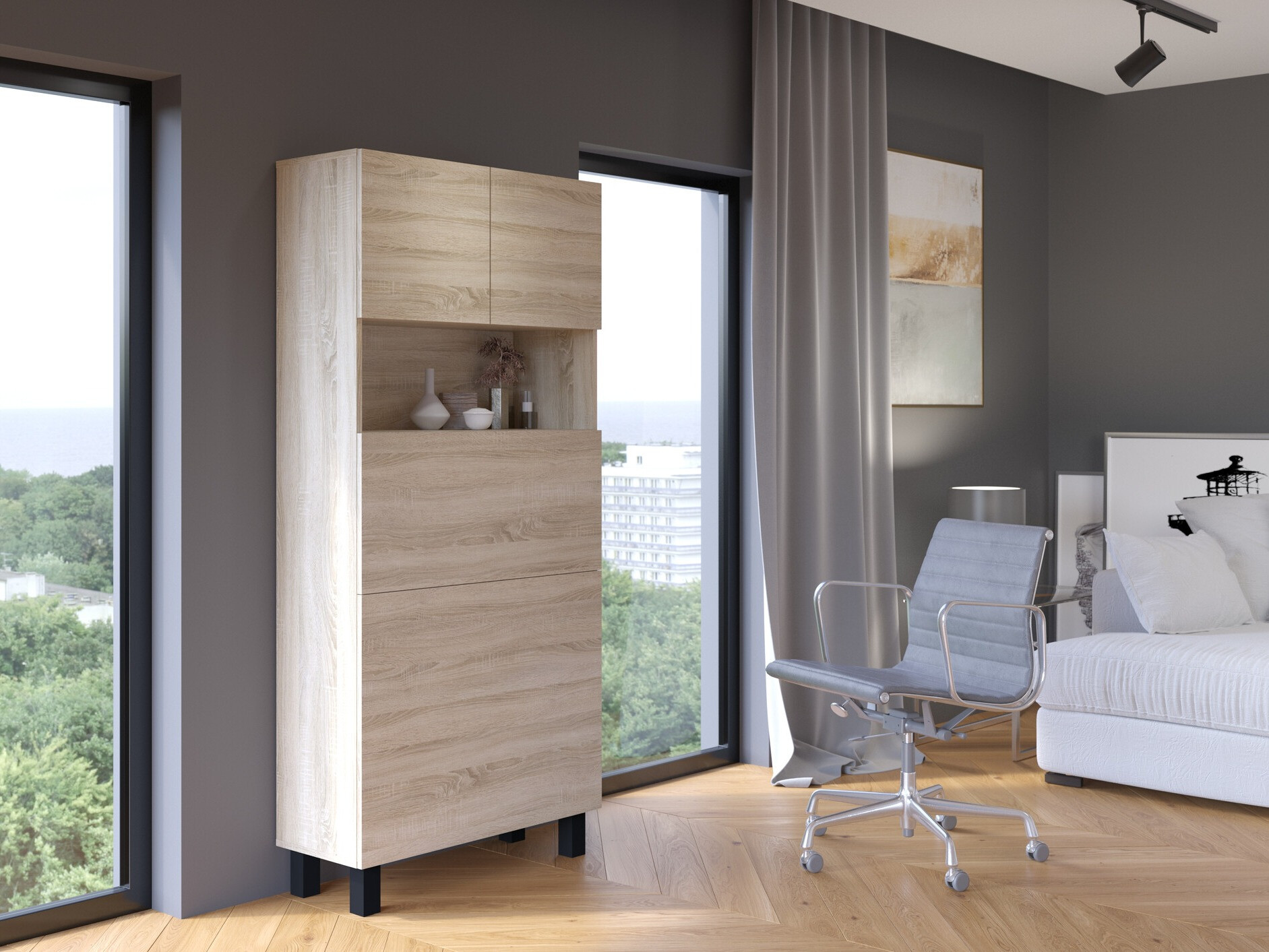 Plaukts Buffalo 145 (Sonomas ozols)