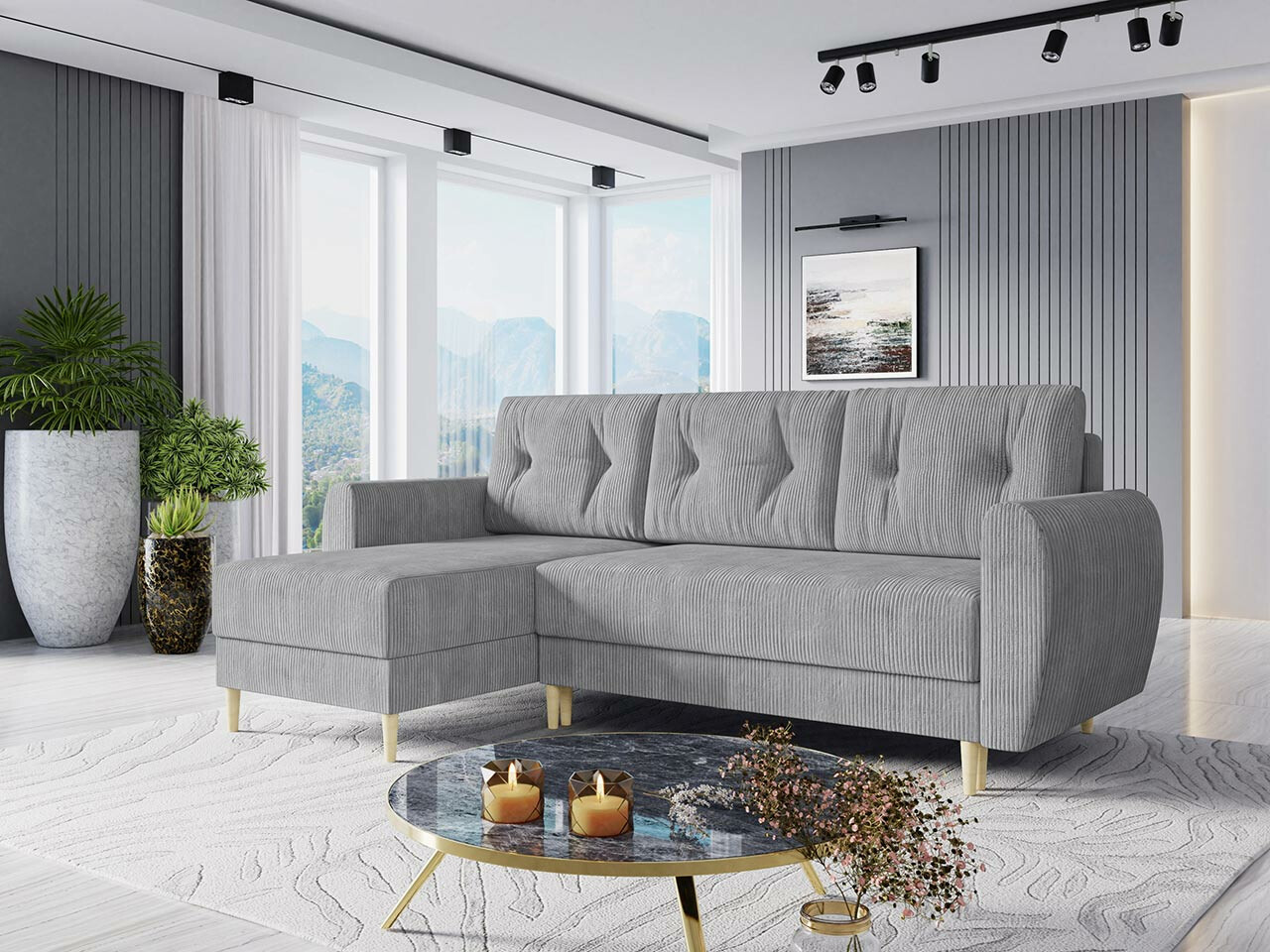 Stūra dīvāns Memphis 139 (Poso 110)