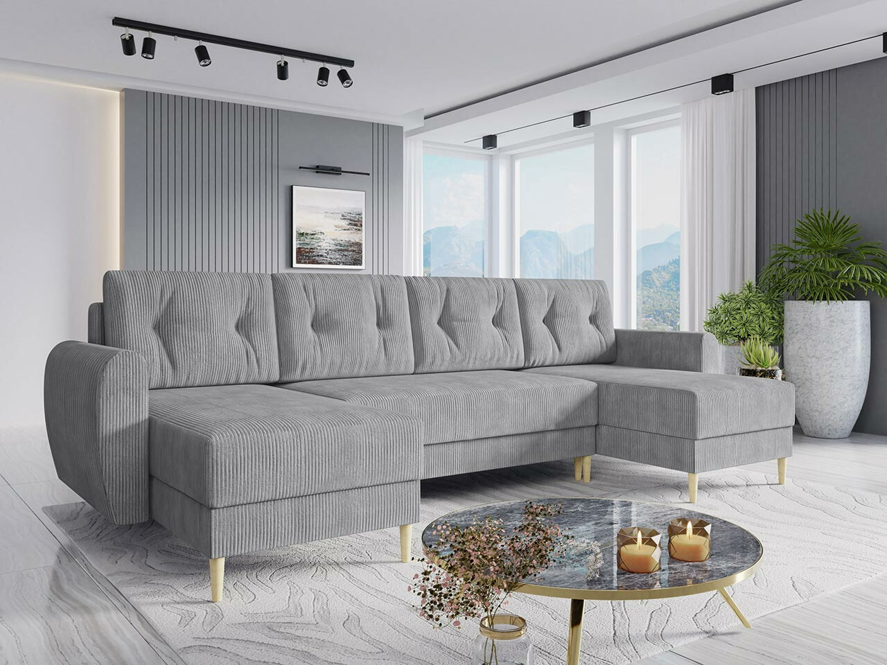 Stūra dīvāns Memphis 140 (Poso 110)