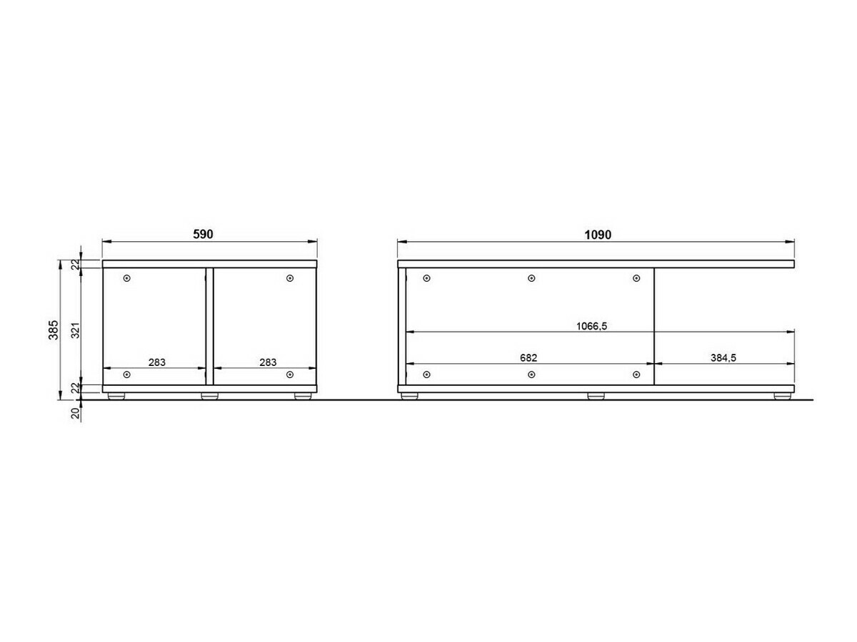 Žurnālu galdiņš Revteno 109 (Gaiši pelēks+ Rieksts)