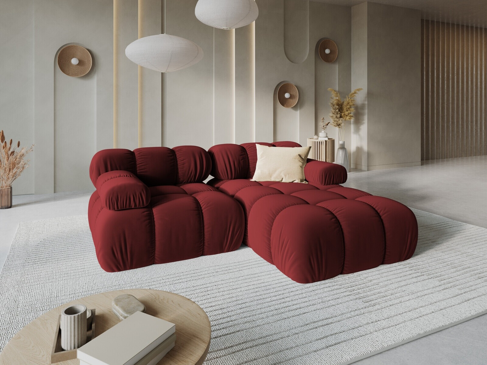 Moduļu stūra dīvāns Caltenu 105 (Riviera 59)