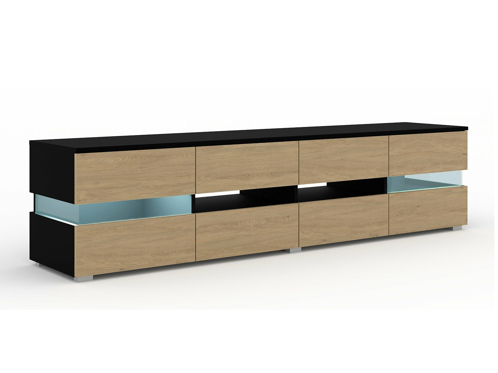 TV galds Buffalo 146 (Melns + Ozols)