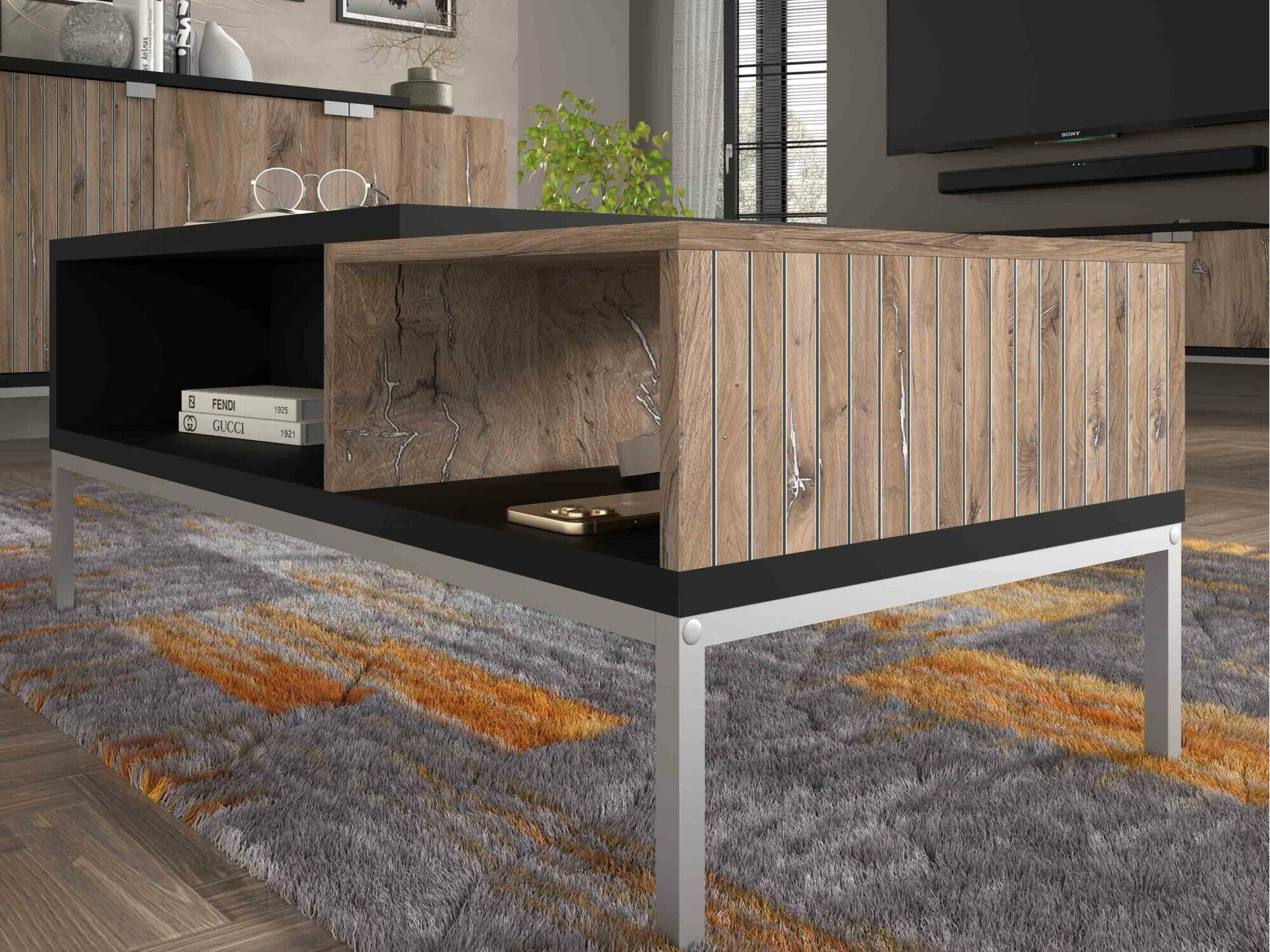 Žurnālu galdiņš Buffalo 195