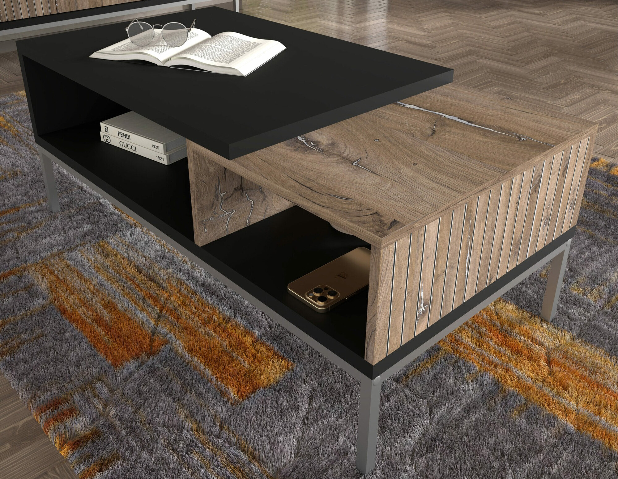 Žurnālu galdiņš Buffalo 195