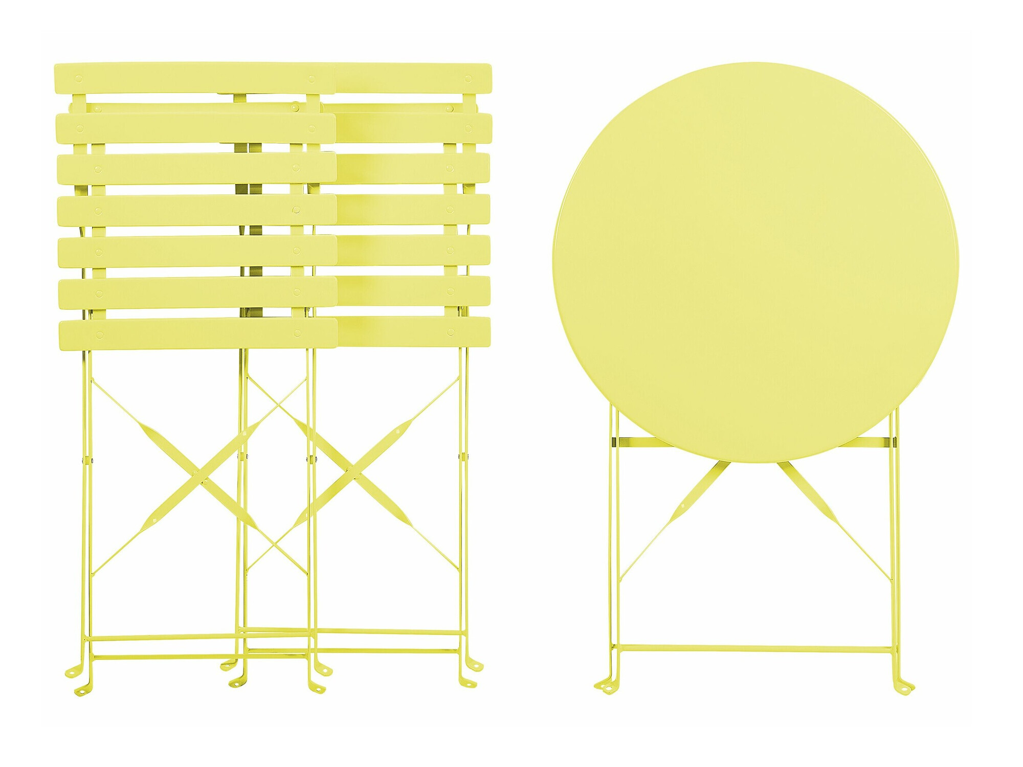 Balkona komplekts Berwyn 1841 (Dzeltens)